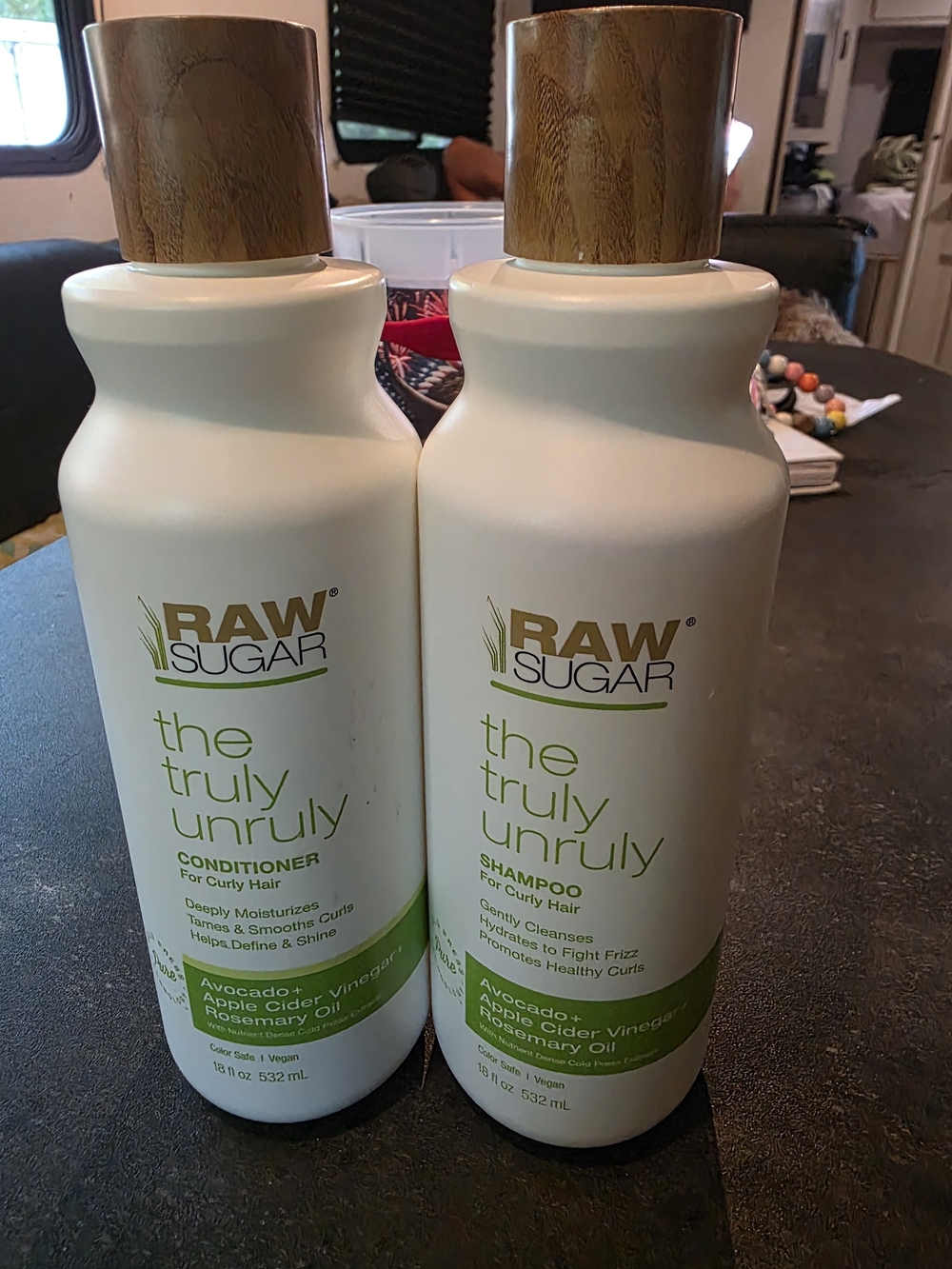 RAW Sugar The Truly Unruly Shampoo & Conditioner Set - For Curly Hair